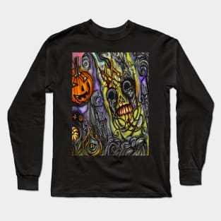 Screamin' Halloween Long Sleeve T-Shirt